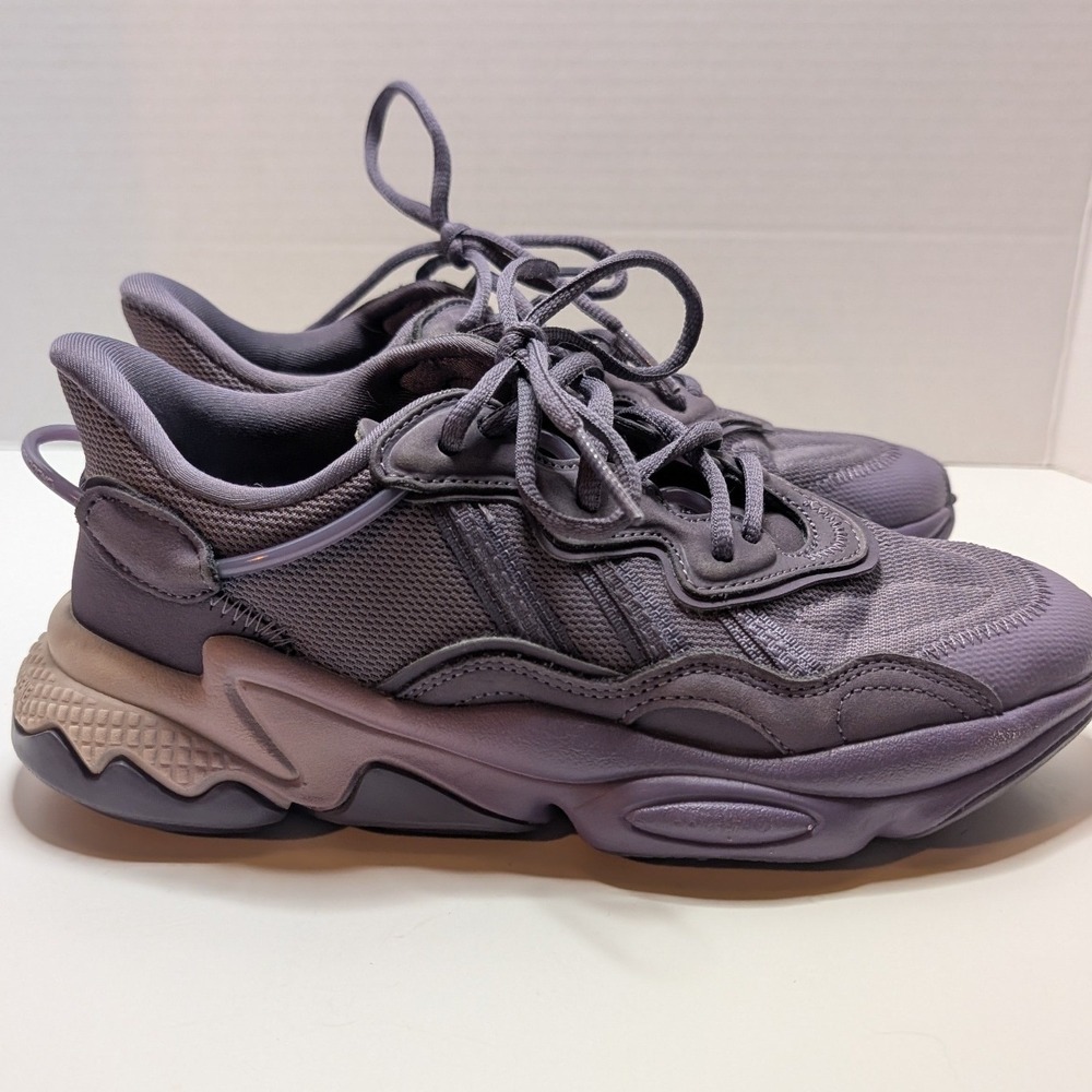 Adidas Ozweego Purple Chunky Mesh Leather Adiprene Sneakers Womens 6 IE7102